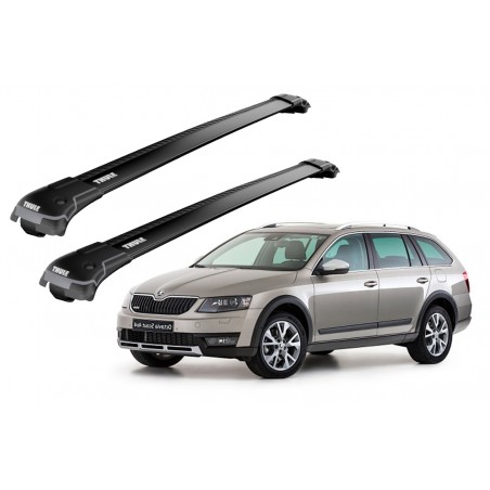 Barras Thule SKODA Octavia Scout 14-20 RE / Wing EDGE BK