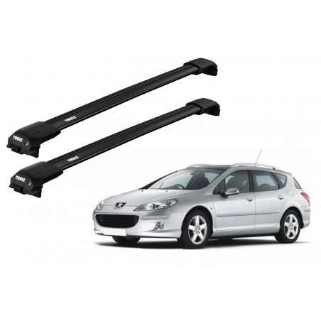 Barras Thule PEUGEOT 407 SW 04-10 RE / EDGE Flush Black