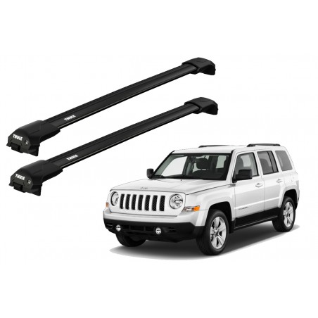 Barras Thule JEEP Patriot 06-17 RE / EDGE Flush Black