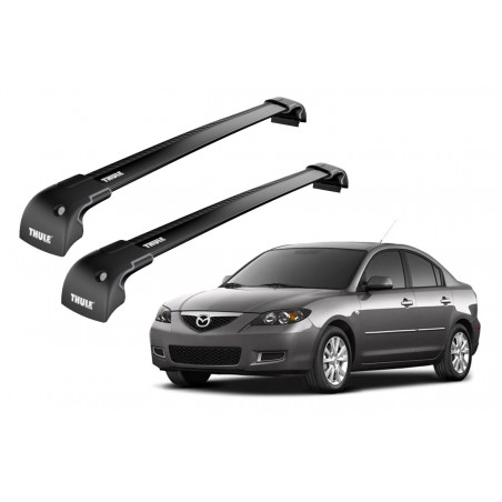 Barras Thule MAZDA 3 09-13 PF / WingBar EDGE Black