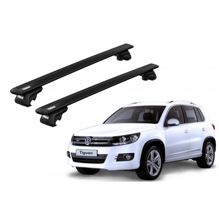 Barras Thule VOLKSWAGEN Tiguan 16-22 RE / WingBar EVO Black