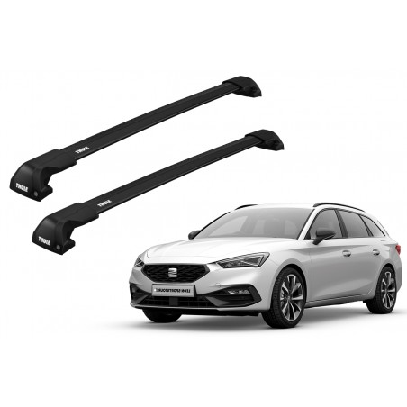 Barras Thule SEAT León ST 14-20 RA / EDGE Flush Black