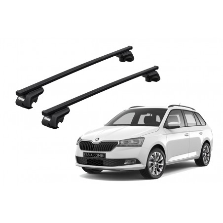 Barras Thule SKODA Fabia (Mk III) 15-21 RE / SquareBar EVO