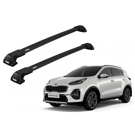 Barras Thule KIA Sportage 16-21 RA / EDGE Flush Black