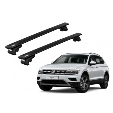 Barras Thule VOLKSWAGEN Tiguan 07-16 RE / WingBar EVO Black