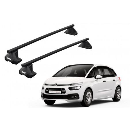 Barras Thule CITROEN C4 Grand Picasso 14- TN / SquareBar EVO