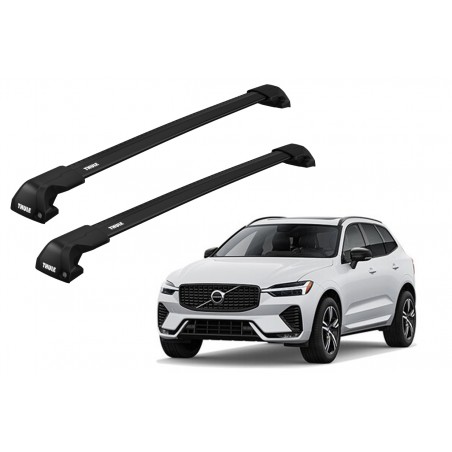 Barras Thule VOLVO XC60 17- RA / EDGE Flush Black