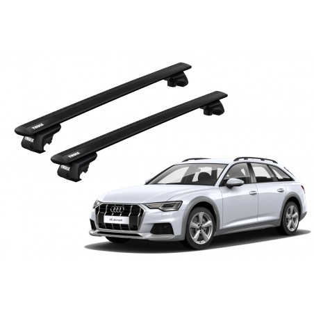 Barras Thule AUDI A6 Allroad 06-11 RE / WingBar EVO Black