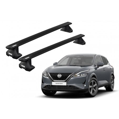 Barras Thule NISSAN Qashqai 21- TN / WingBar EVO Black