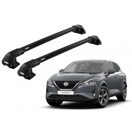 Barras Thule NISSAN Qashqai 21- TN / EDGE Flush Black