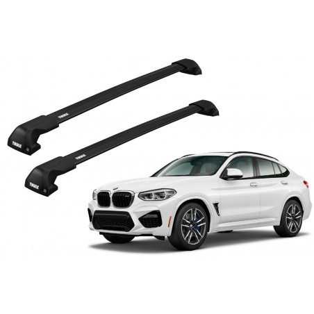 Barras Thule BMW X4 15-18 RA / EDGE Flush Black