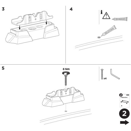 Kit De Anclaje Thule 187082