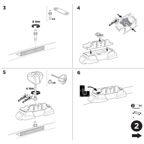 Kit De Anclaje Thule 187058