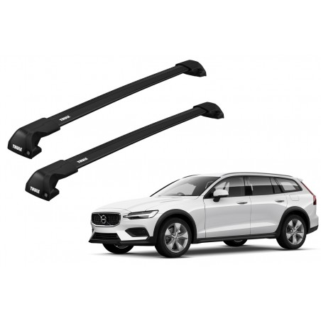 Barras Thule VOLVO V60 Cross Country 19- RA / EDGE Flu BK