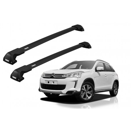 Barras Thule CITROEN C4 Aircross 12-18 RA / EDGE Flush Black