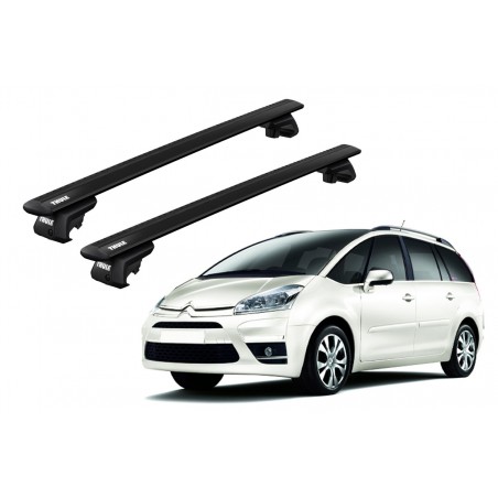 Barras Thule CITROEN C4 Grand Picasso 06-13 RE / Wing EVO BK