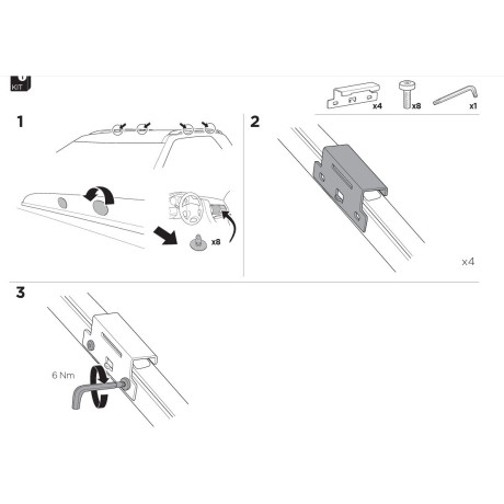 Kit De Anclaje Thule 186084