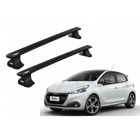 Barras Thule PEUGEOT 208 12-19 TN / WingBar Black