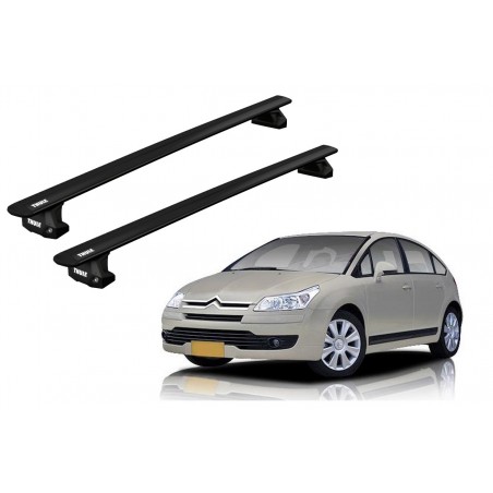 Barras Thule CITROEN C4 05-09 PF / WingBar EVO Black