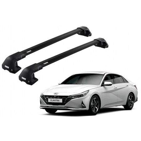 Barras Thule HYUNDAI Elantra 16-21 TN / EDGE Flush Black