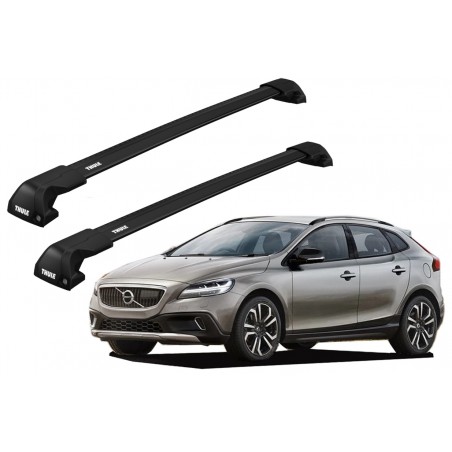 Barras Thule VOLVO V40 Cross Country 13-19 RE / EDGE Flush Black