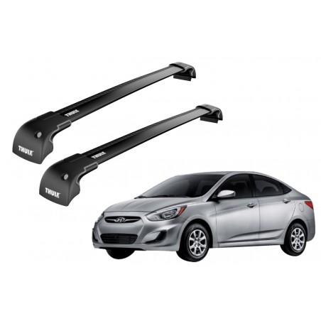 Barras Thule HYUNDAI i25 12-17 PF / WingBar EDGE Black