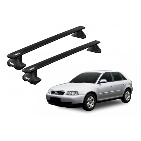 Barras Thule AUDI A3 (8P) 03-12 TN / WingBar EVO Black