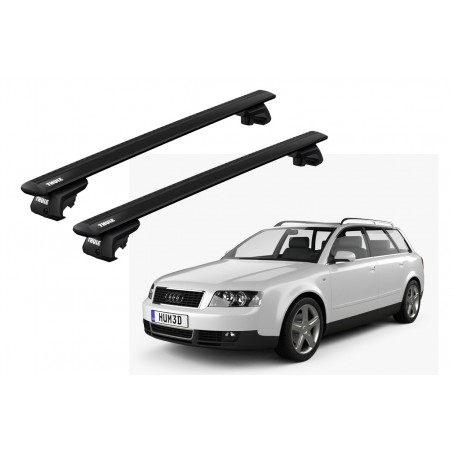 Barras Thule AUDI A4 Avant 05-07 RE / WingBar EVO Black