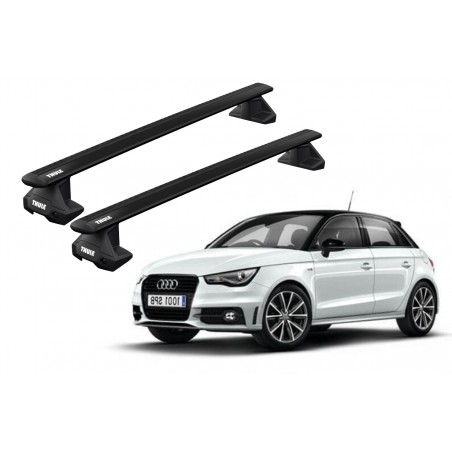 Barras Thule AUDI A1 12-18 TN / WingBar EVO Black