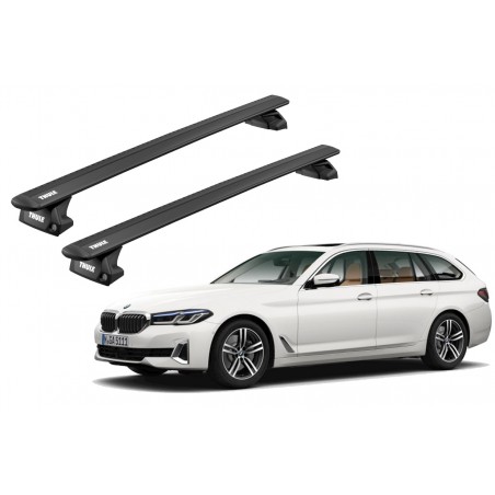 Barras Thule BMW 5-Series Touring 17- RA / Wing EVO BK