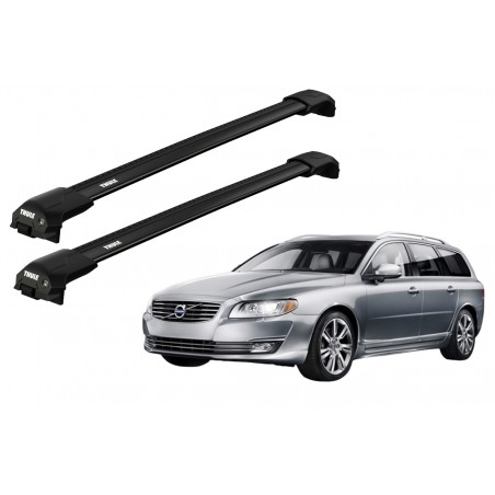 Barras Thule VOLVO V70 07-16 RE / WingBar EVO Black