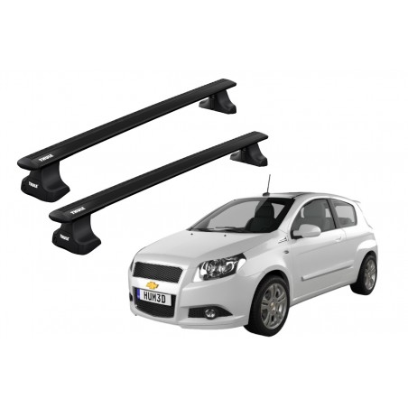 Barras Thule CHEVROLET Aveo 04-11 TN / WingBar Black