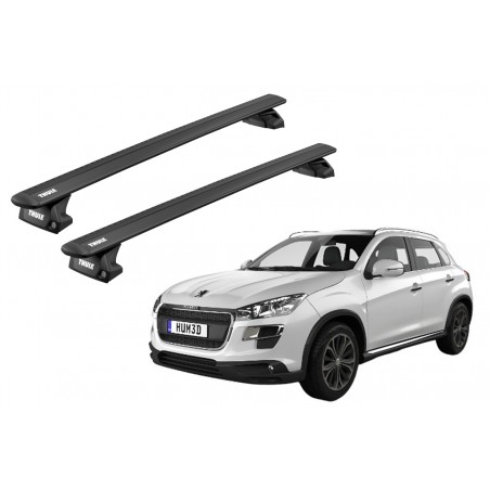 Barras Thule PEUGEOT 4008 12- RA / WingBar EVO Black