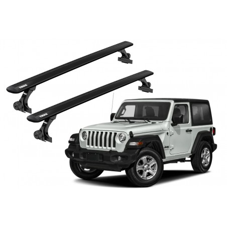 Barras Thule JEEP Wrangler 86- LL Wingbar Evo Black