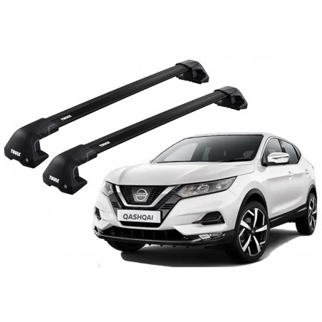 Barras Thule NISSAN Qashqai 14-21 TN / EDGE Flush Black