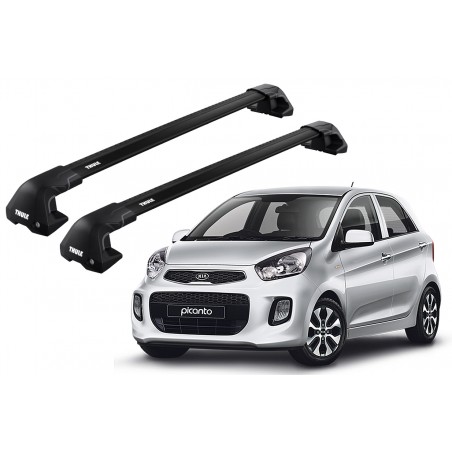 Barras Thule KIA Picanto 17- TN / EDGE Flush Black