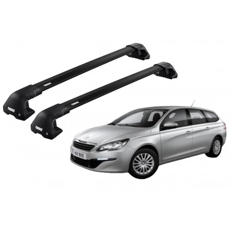 Barras Thule PEUGEOT 308 SW 14-21 TN / EDGE Flush Black