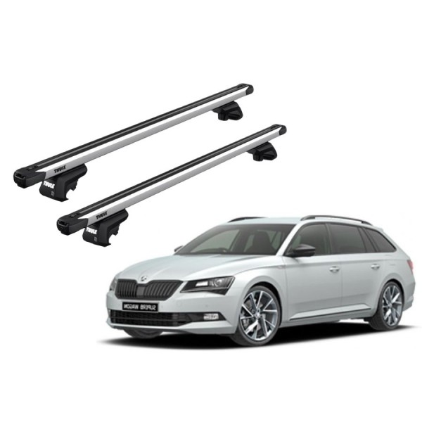 Barras Thule SKODA Superb 15-19 RE / SlideBar EVO