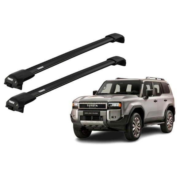 Barras Thule TOYOTA Land Cruiser Prado 24- RE / EDGE Flush BLACK