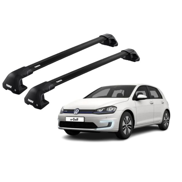 Barras Thule VOLKSWAGEN e-Golf 15- TN / EDGE Flush Black