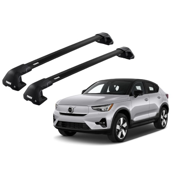 Barras Thule VOLVO C40 Recharge 22- TN / EDGE Flush Black