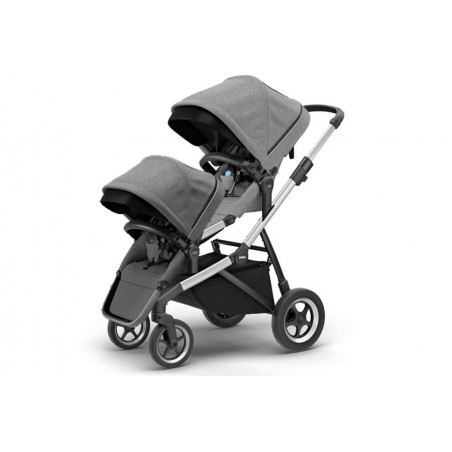 Pack Coche THULE Sleek + Sibling I Grey Melange