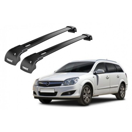 Barras Thule OPEL Astra 07-10 RA / WingBar EDGE Black