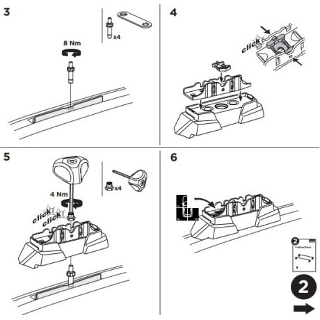 Kit De Anclaje Thule 187130